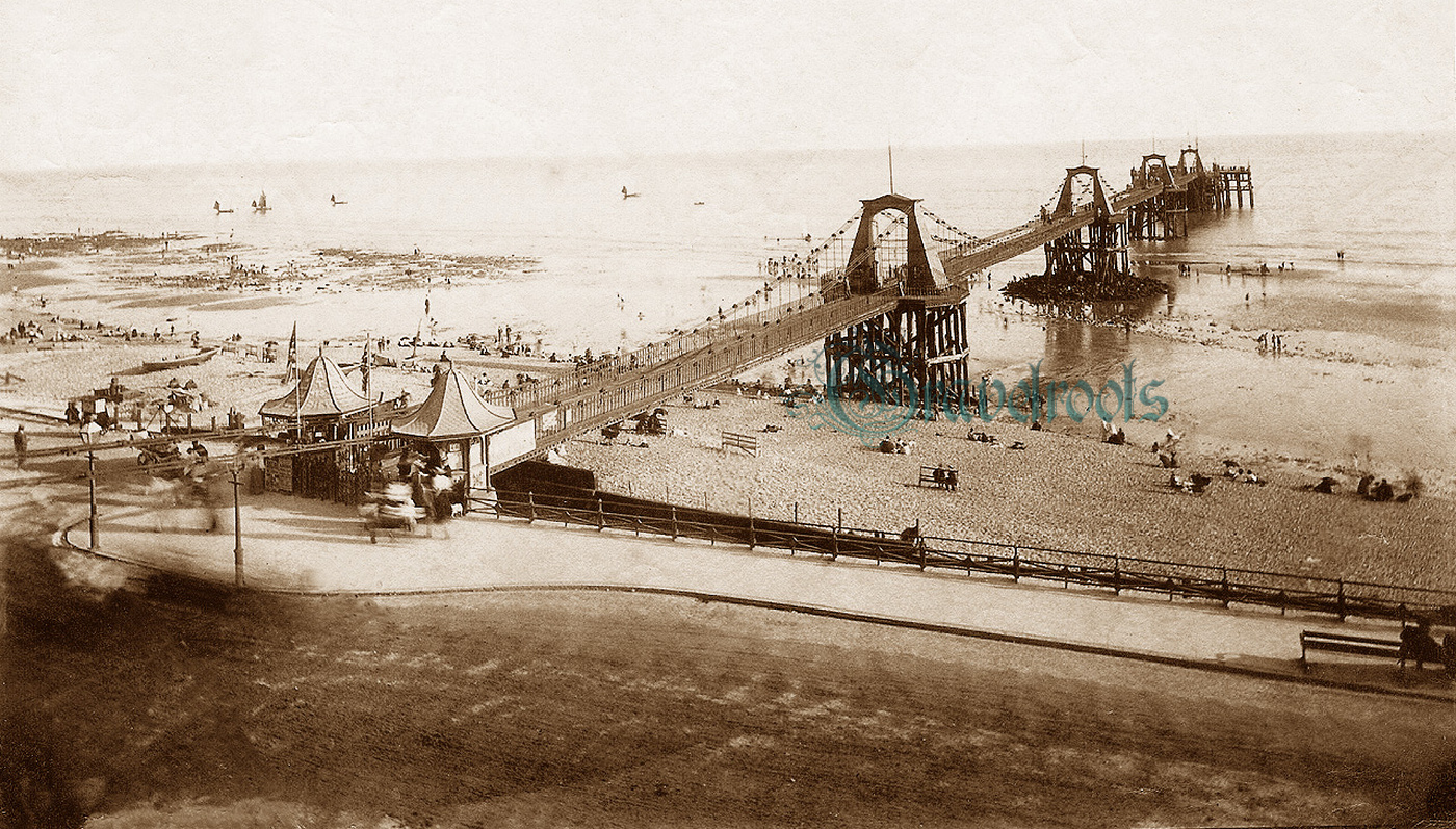 Old Chain Pier, Brighton -  - click image below to return