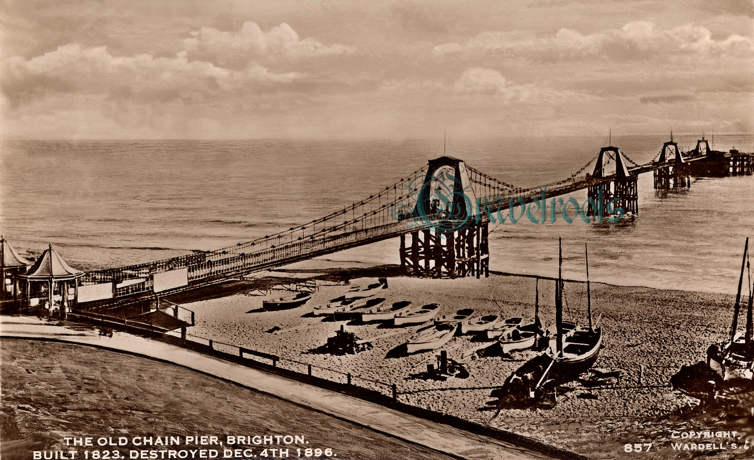 Old Chain Pier, Brighton -  - click image below to return