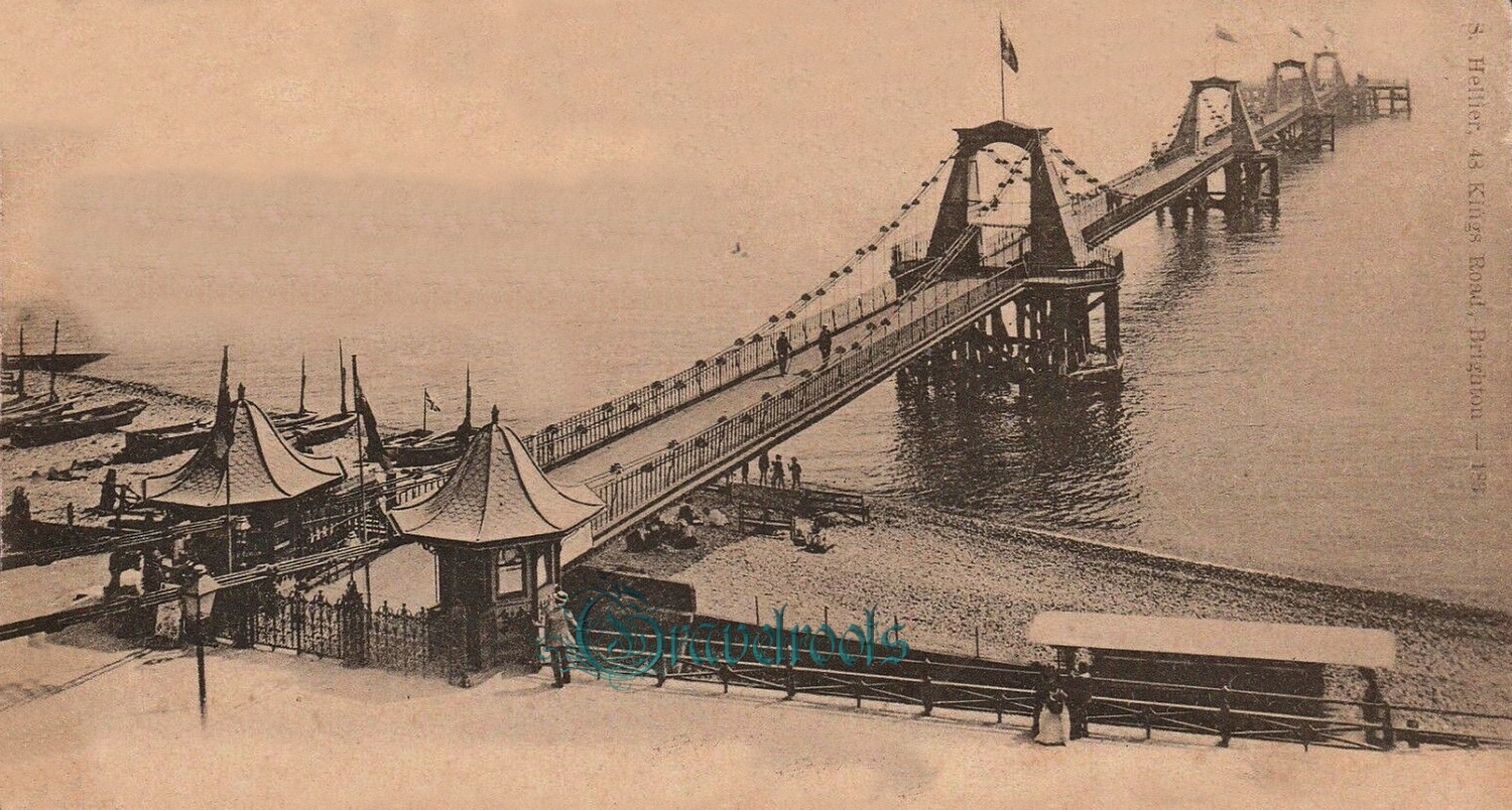 Old Chain Pier, Brighton -  - click image below to return