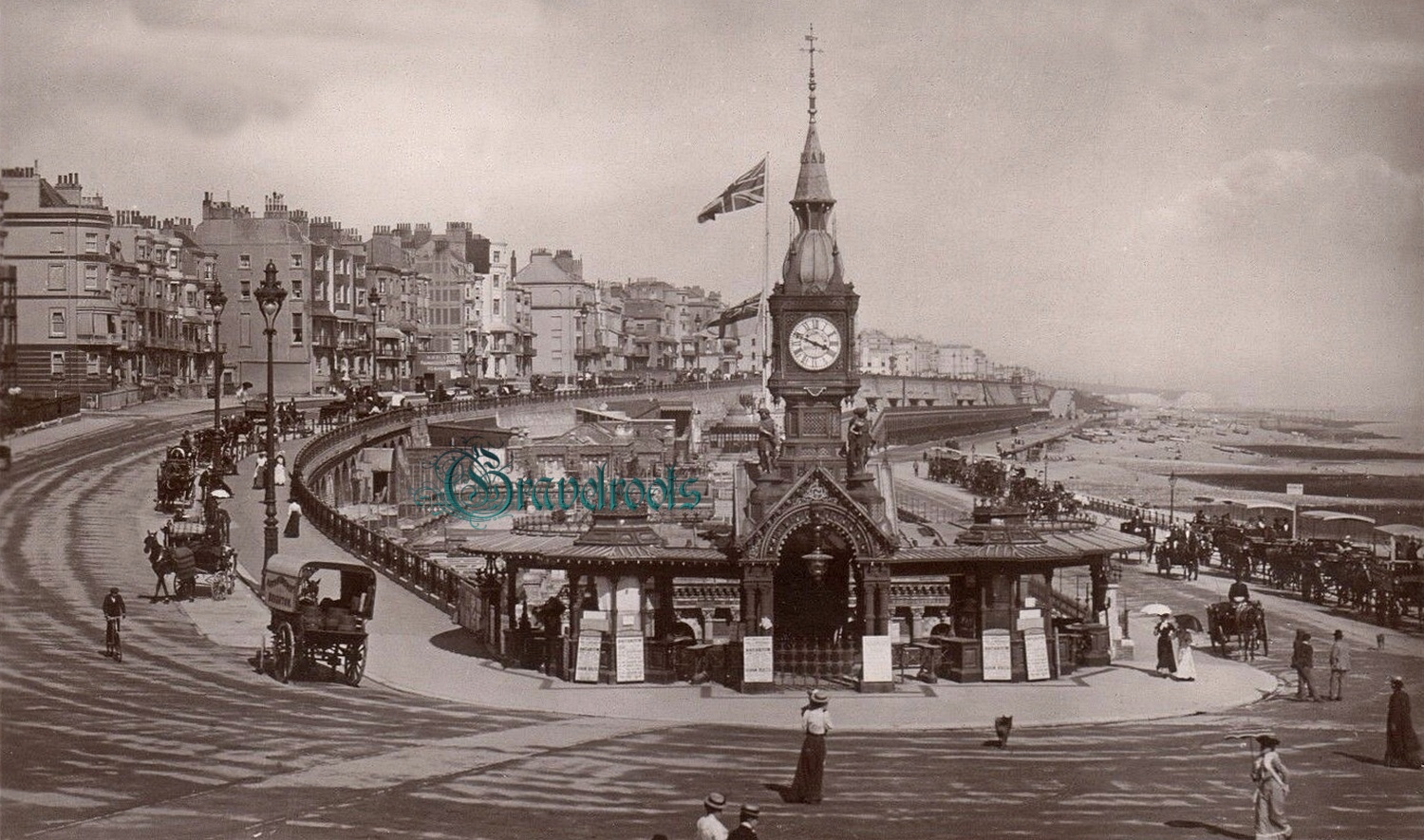 Old photo of Old Aquarium & Marine Parade, Brighton & Hove - click image to return