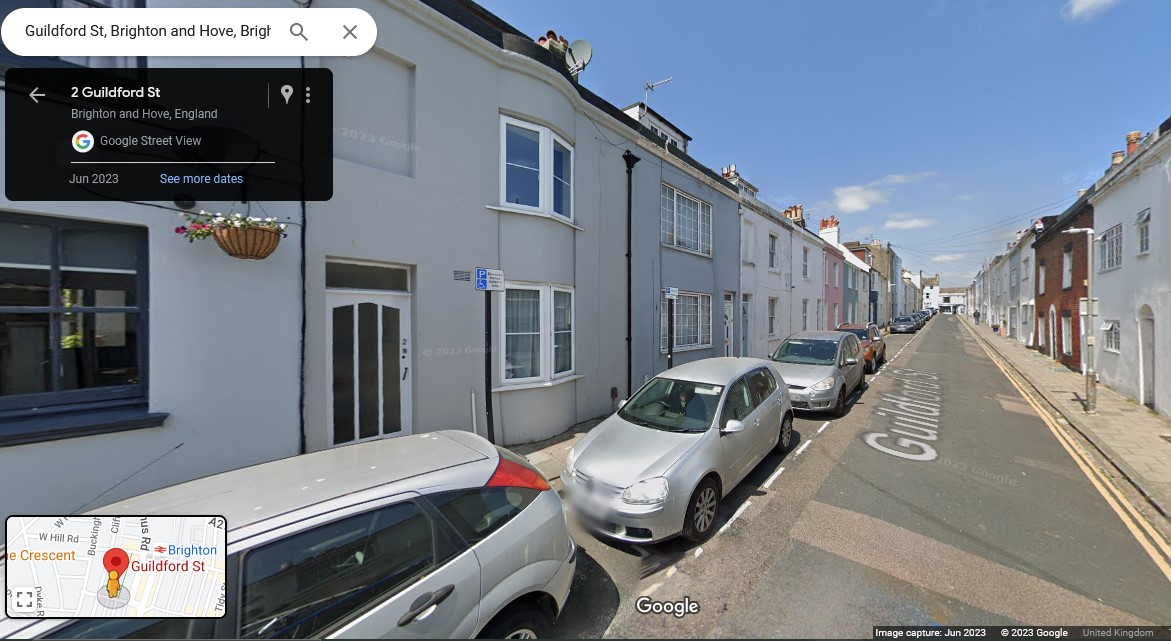 Guildford Street, Brighton - click image to return