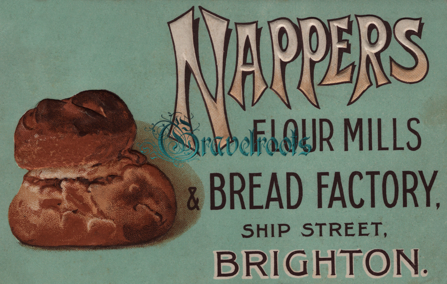 Old photo of Nappers Bread, 25 Ship Street, Brighton & Hove - click image to return