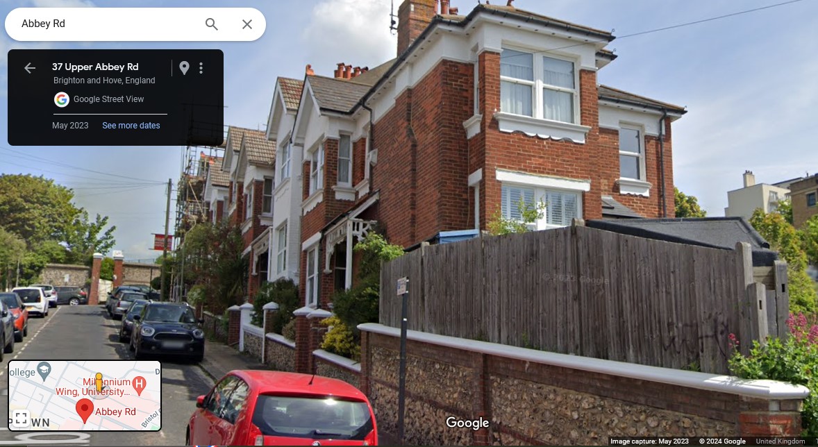 Upper Abbey Road, Brighton & Hove - click image to return