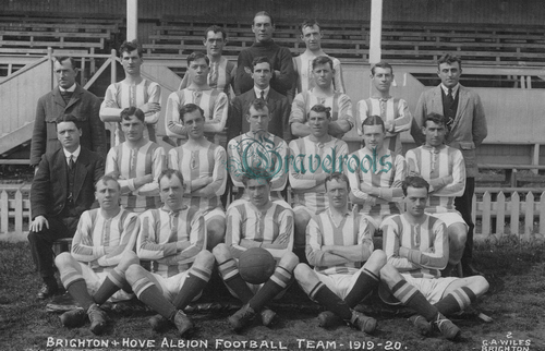 Brighton & Hove Albion Football Club players, 1919-1920 season
