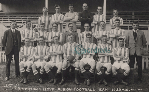 Brighton & Hove Albion Football Club players, 1920-1921 season