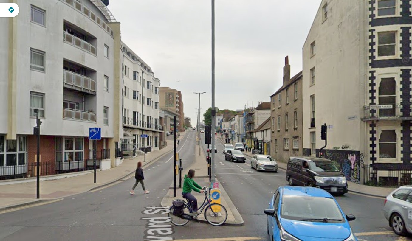 A23 Grand Parade, Brighton, Sussex - click image to return