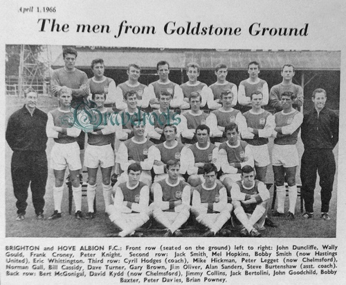 Brighton & Hove Albion Football Club players, 1966
