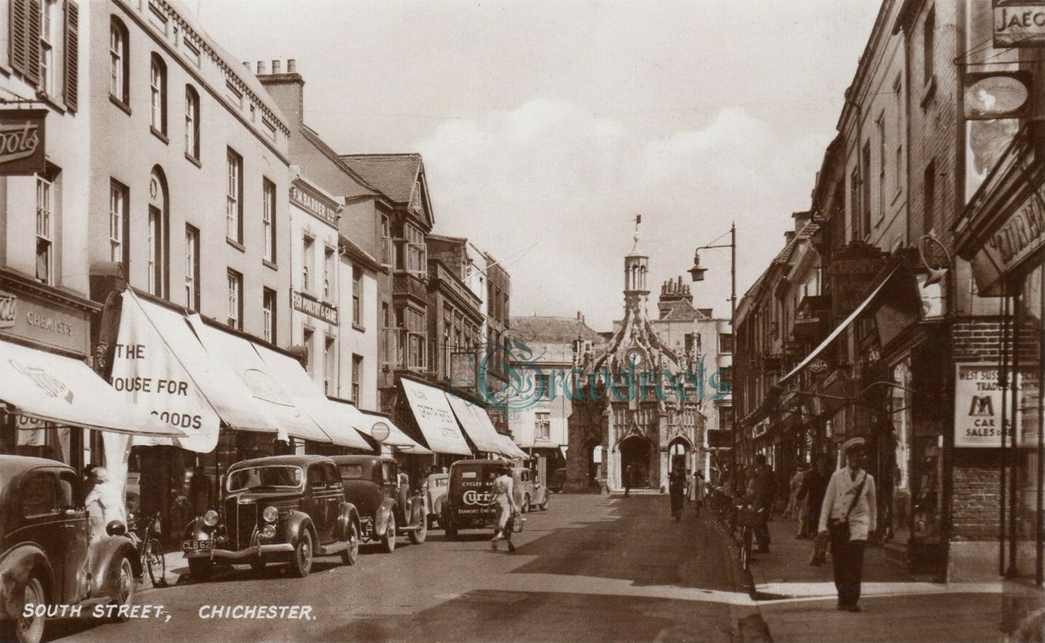  old photo of Chichester, Sussex - click image below to return