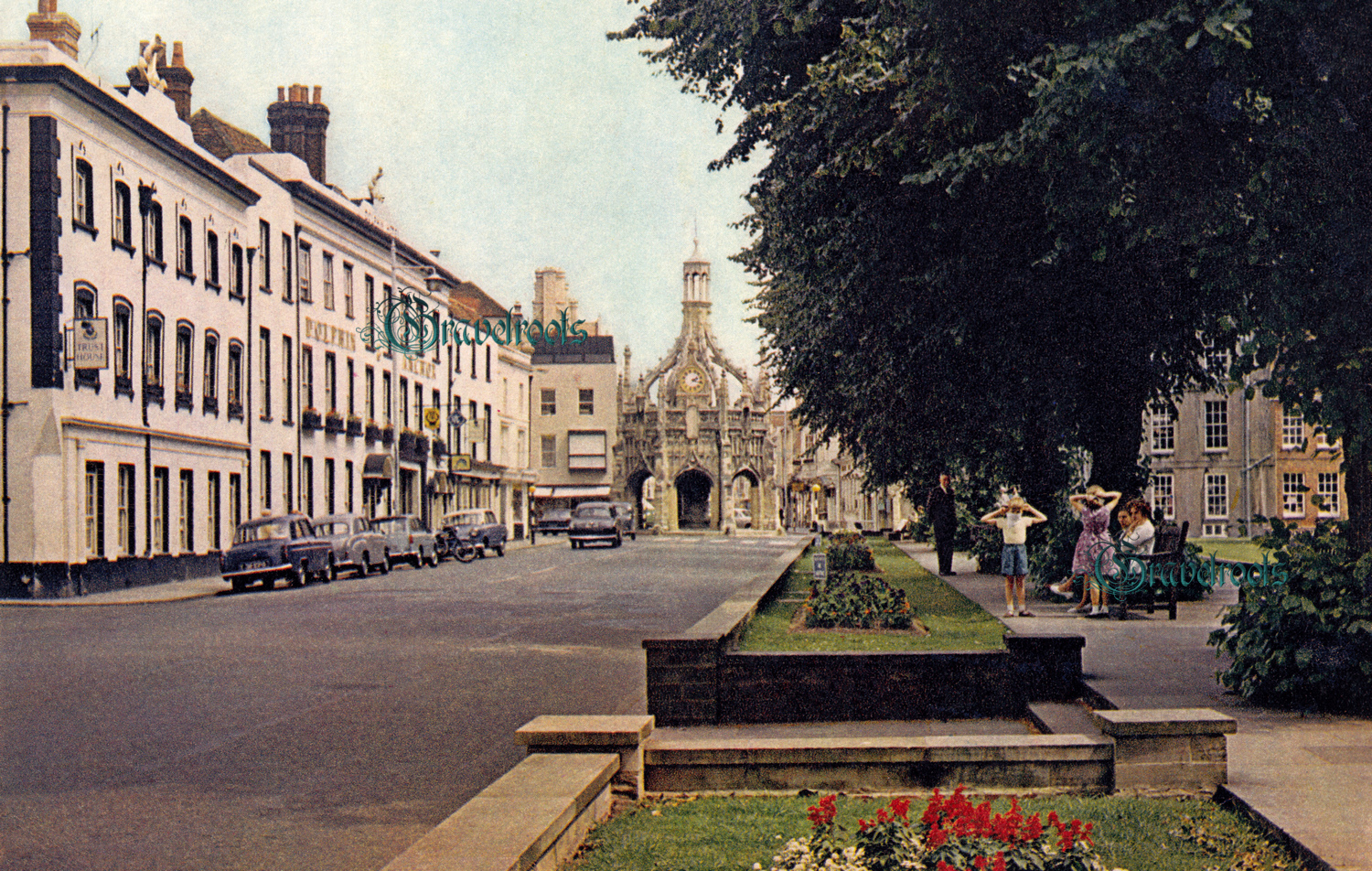  old photo of West Street, Chichester, Sussex - click image to return