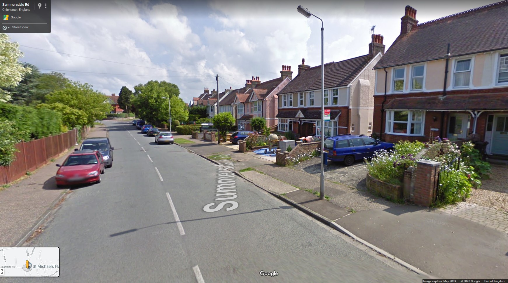 Summersdale Road, Summersdale, Chichester, Sussex - click image below to return