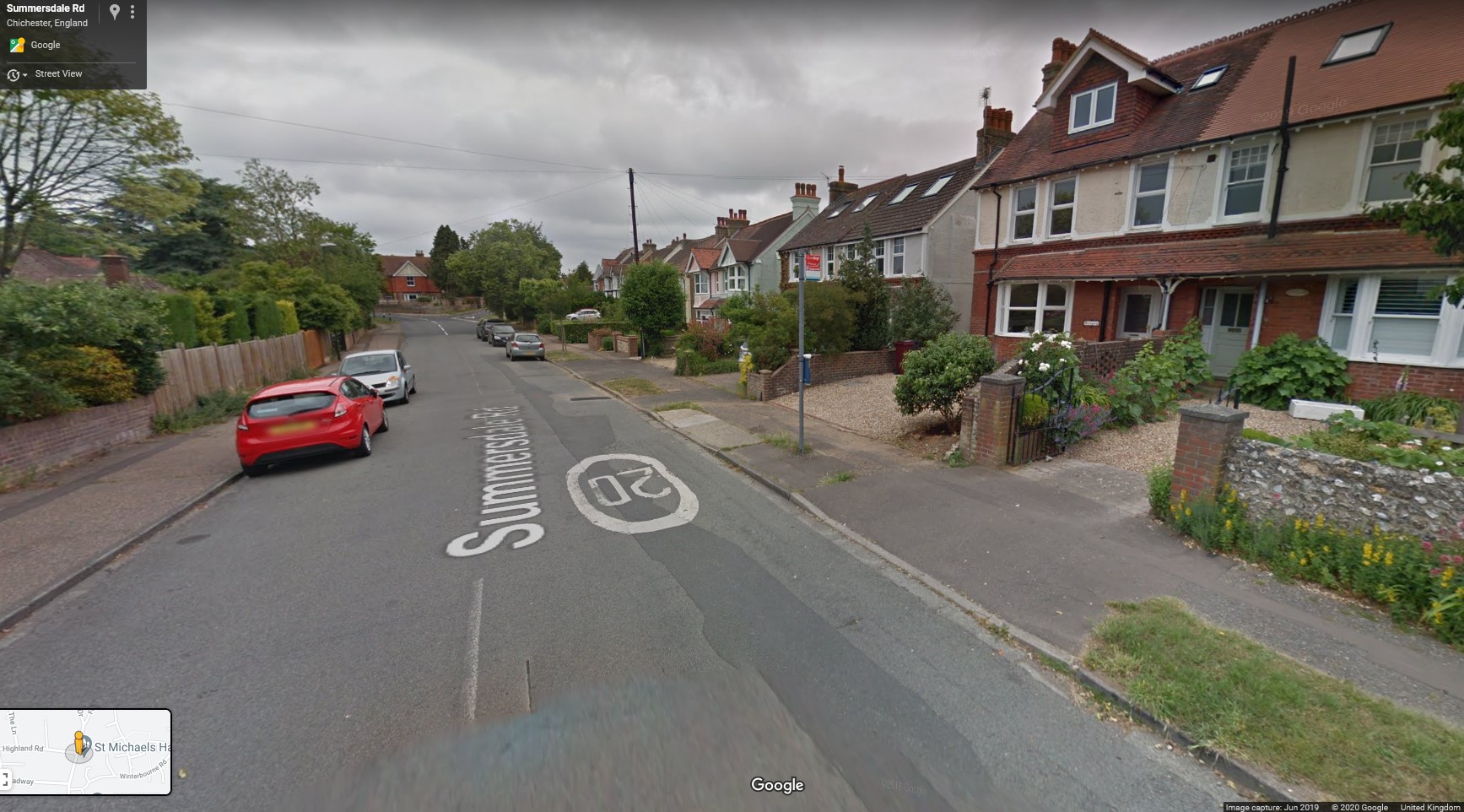Summersdale Road, Summersdale, Chichester, Sussex - click image to return