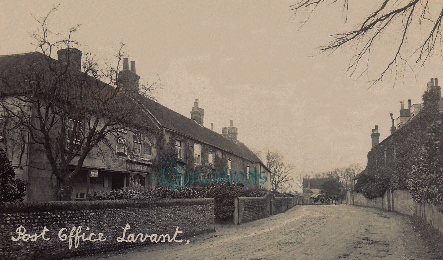  old photo of Lavant, Post Office, Chichester, Sussex - click image below to return