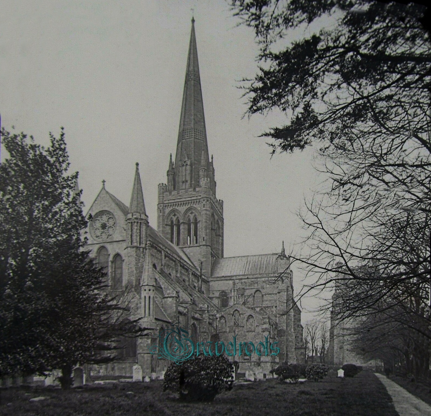 old photo of Chichester, Sussex - click image below to return