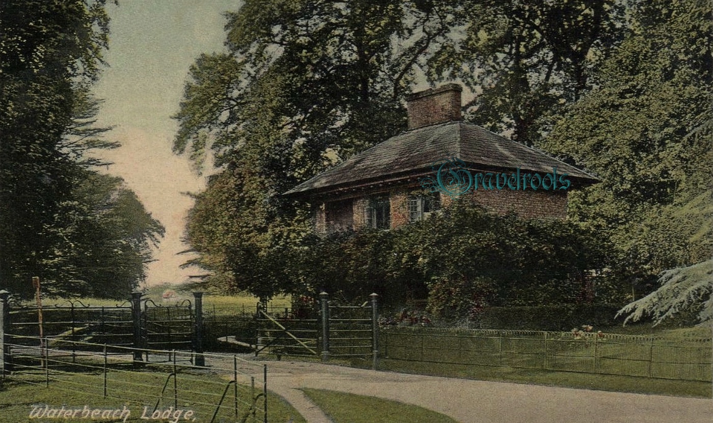  old photo of Waterbeach Lodge, Goodwood, Chichester, Sussex - click image to return