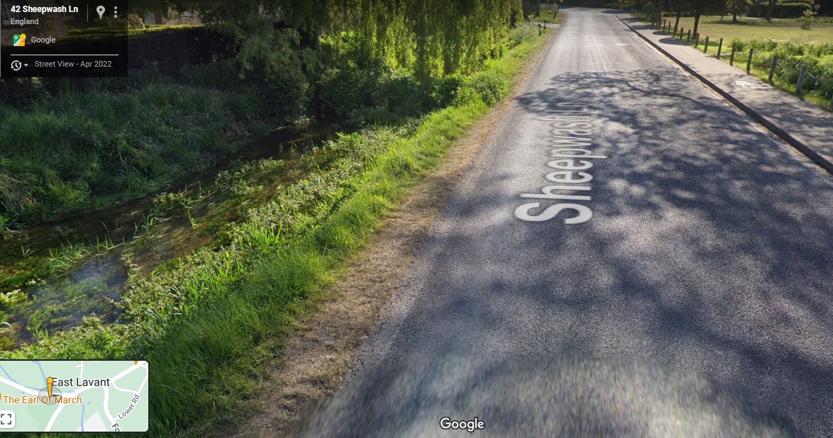 Sheep wash lane, Lavant, Chichester, Sussex - click image to return