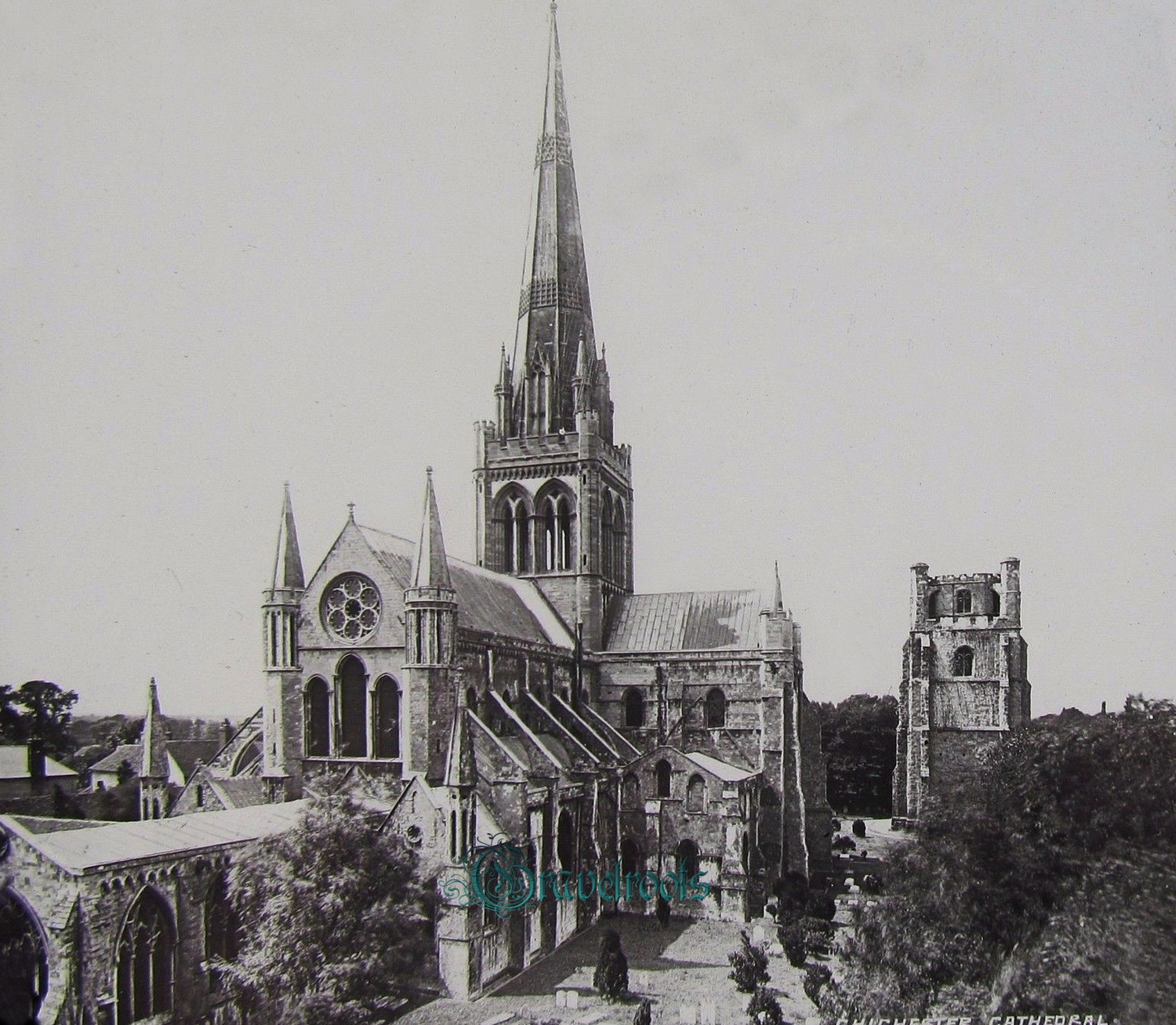 old photo of Chichester, Sussex - click image below to return