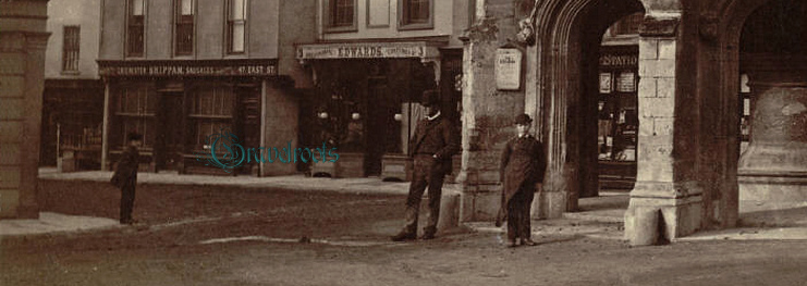  old photo of Chichester Cross, Sussex - click image to return