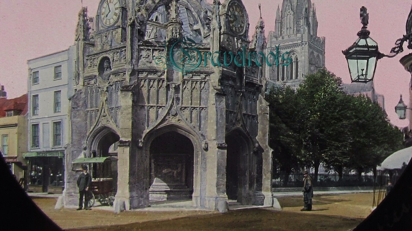  old photo of Chichester Cross, Sussex - click image to return