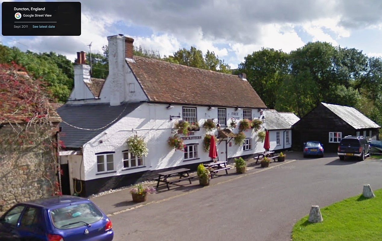 The Cricketers Pub, Duncton, Sussex - click image to return