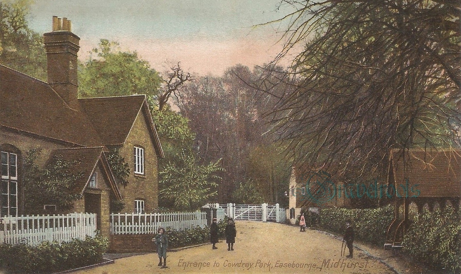  old photo of Easebourne, Sussex - click image below to return
