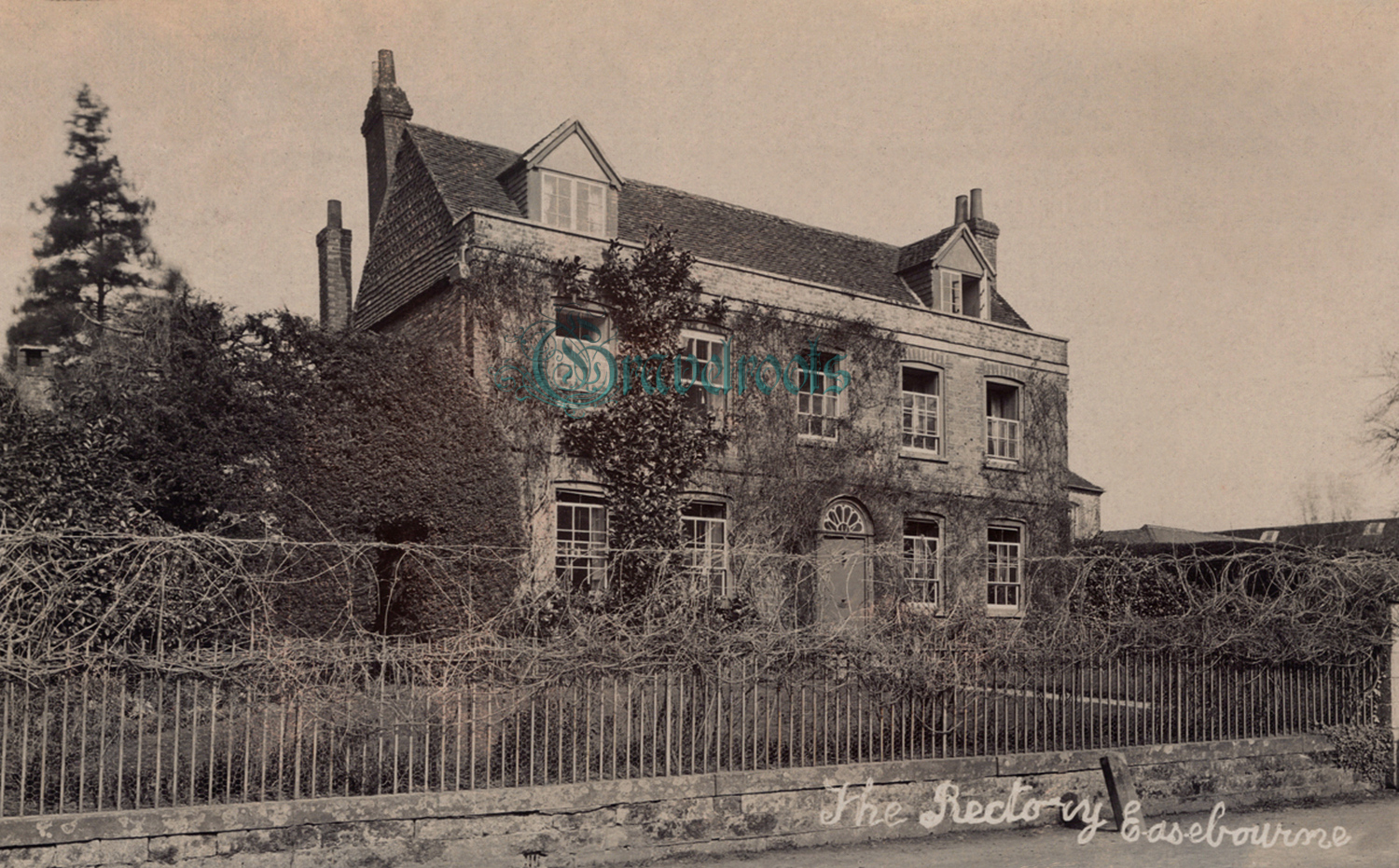  old photo of Rectory, Easebourne, Sussex - click image below to return