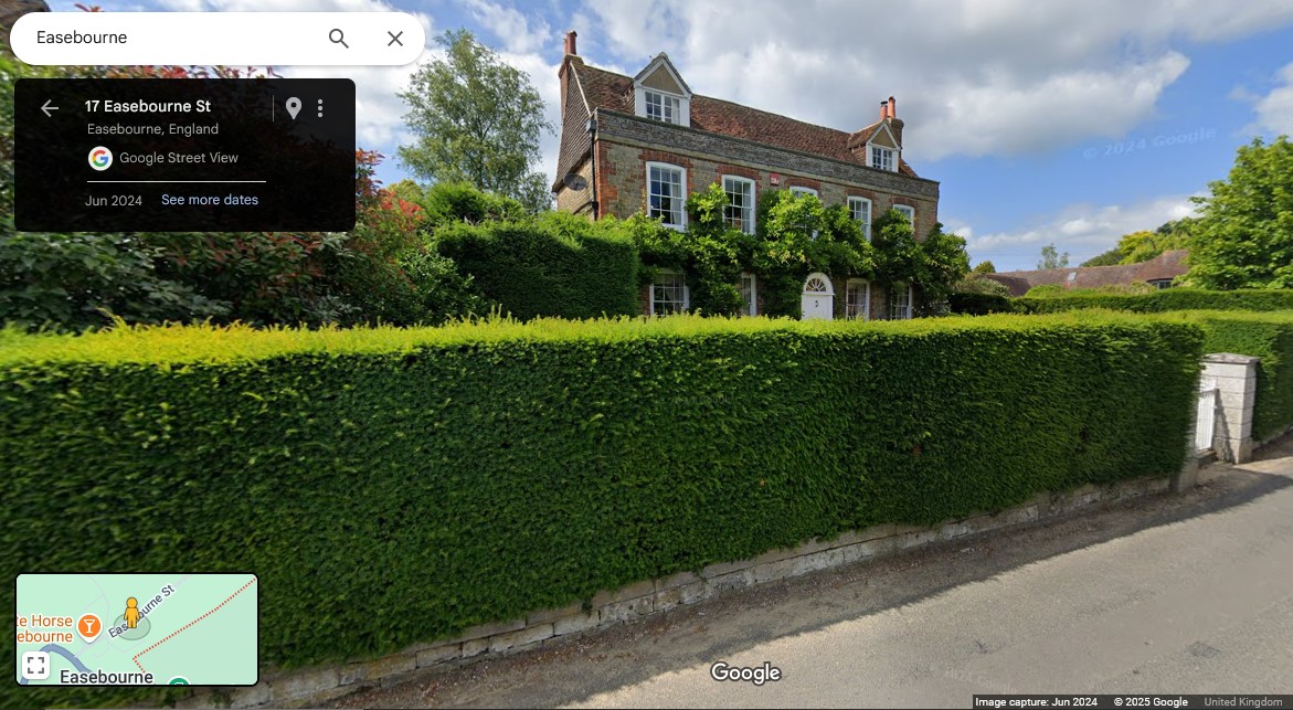 Old Vicarage, Easebourne Street, Sussex - click image to return