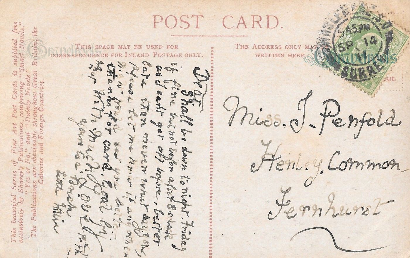 Fernhurst, Sussex - click to return