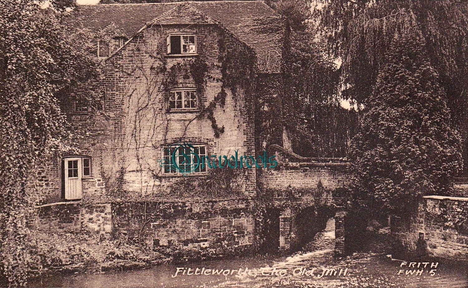 old photo of Fittleworth Mill, Sussex - click image to return