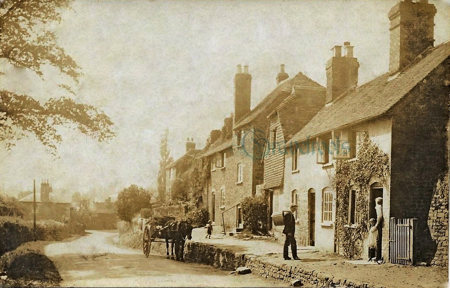 old photo of The Terrace, Fittleworth, Sussex - click image to return