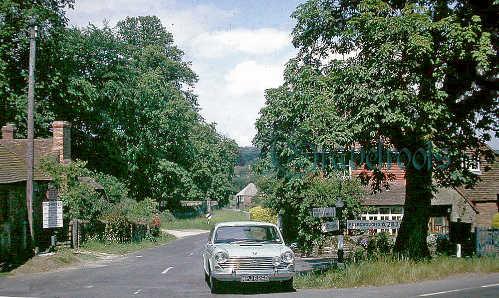  old photo of Bedham Lane, Fittleworth, Sussex - click image to return