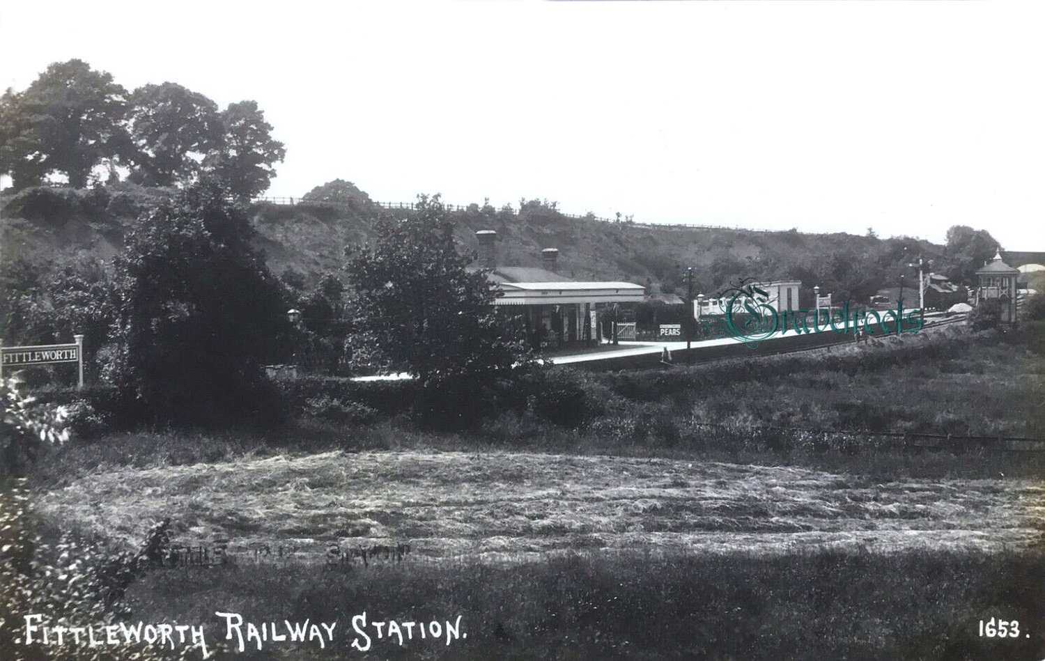  old photo of Fittleworth Railway Station, Sussex - click image to return