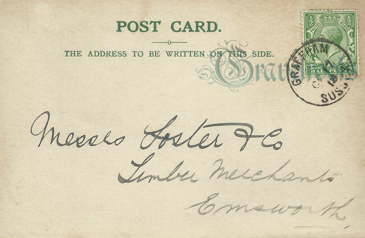  old photo of Graffham, Sussex - click image below to return