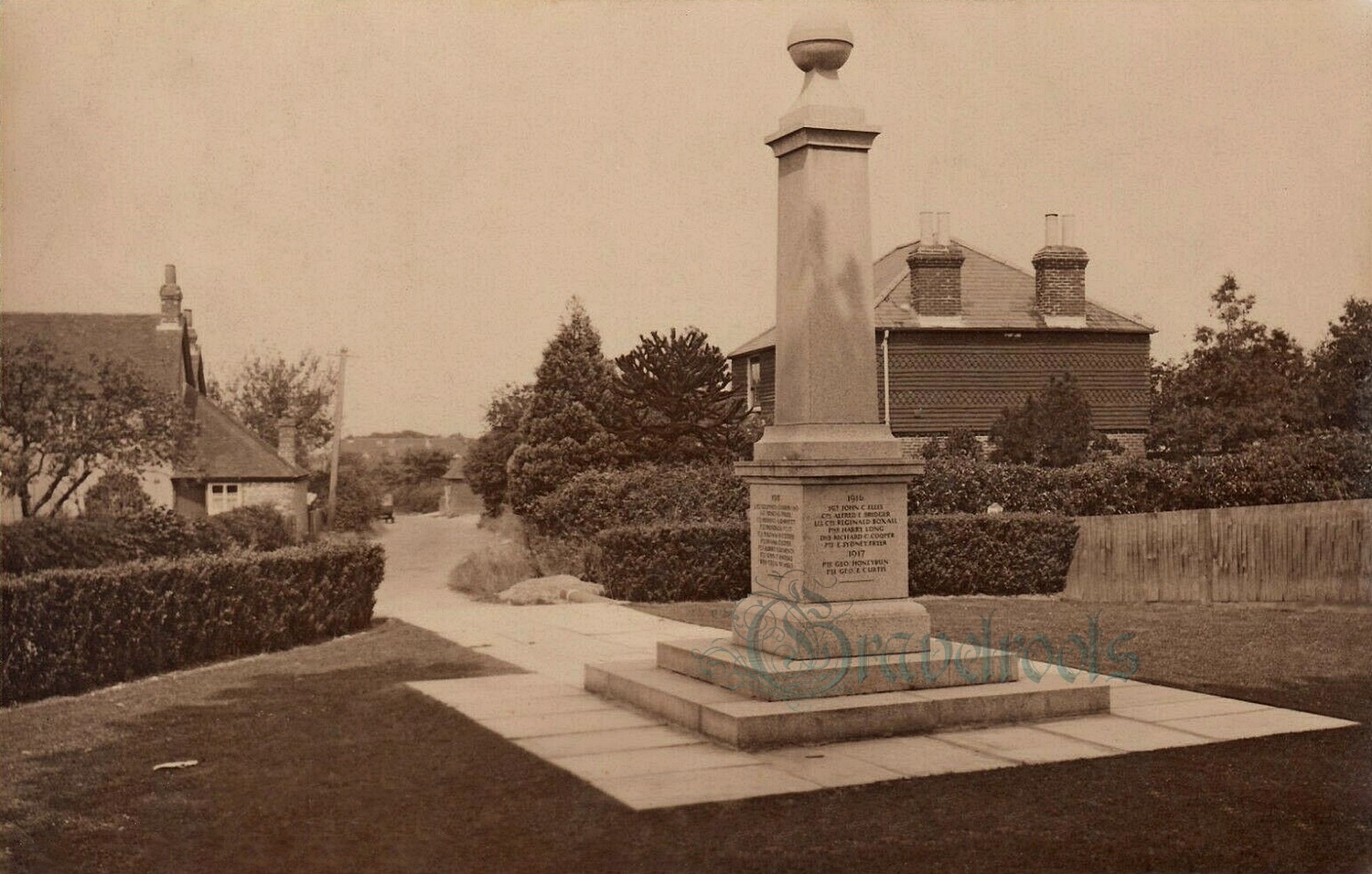  old photo of  War Memorial, Graffham, Sussex - click image below to return