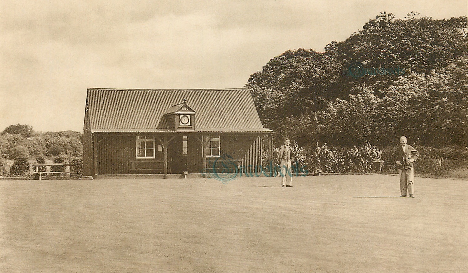  old photo of Bowling Green, Graffham, Sussex - click image below to return
