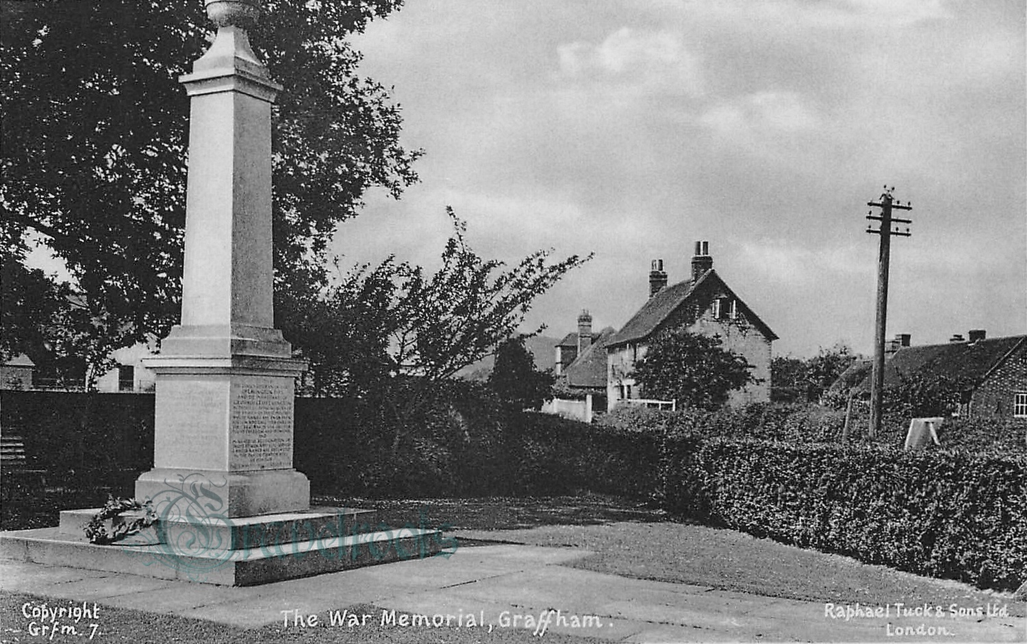  old photo of  War Memorial, Graffham, Sussex - click image to return