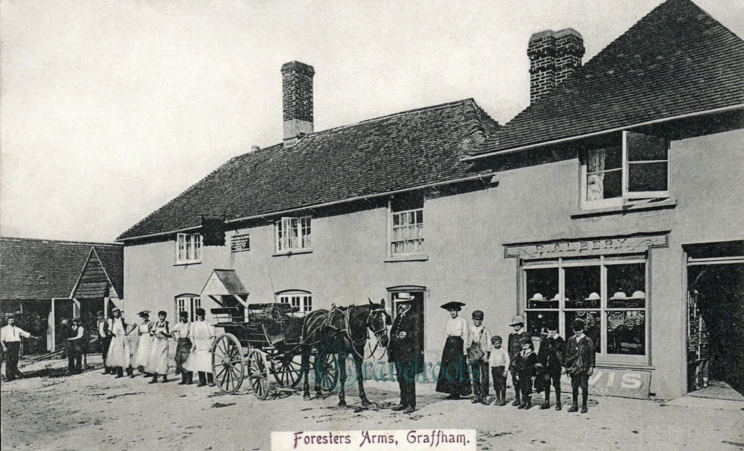  old photo of Foresters Arms, Graffham, Sussex - click image below to return
