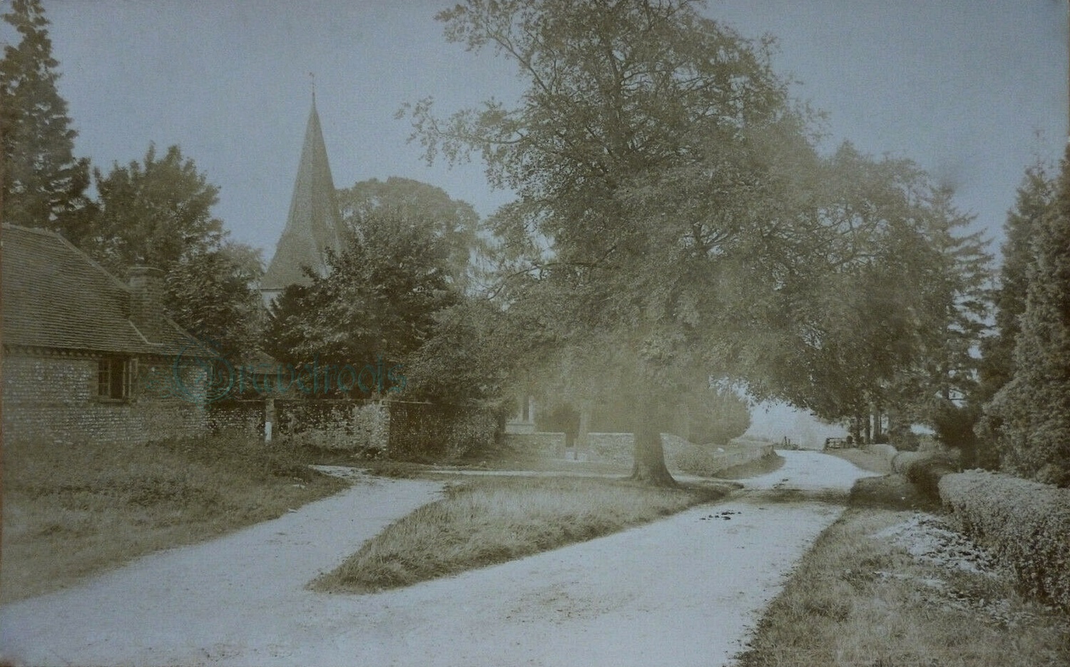  old photo of Church, Graffham, Sussex - click image below to return