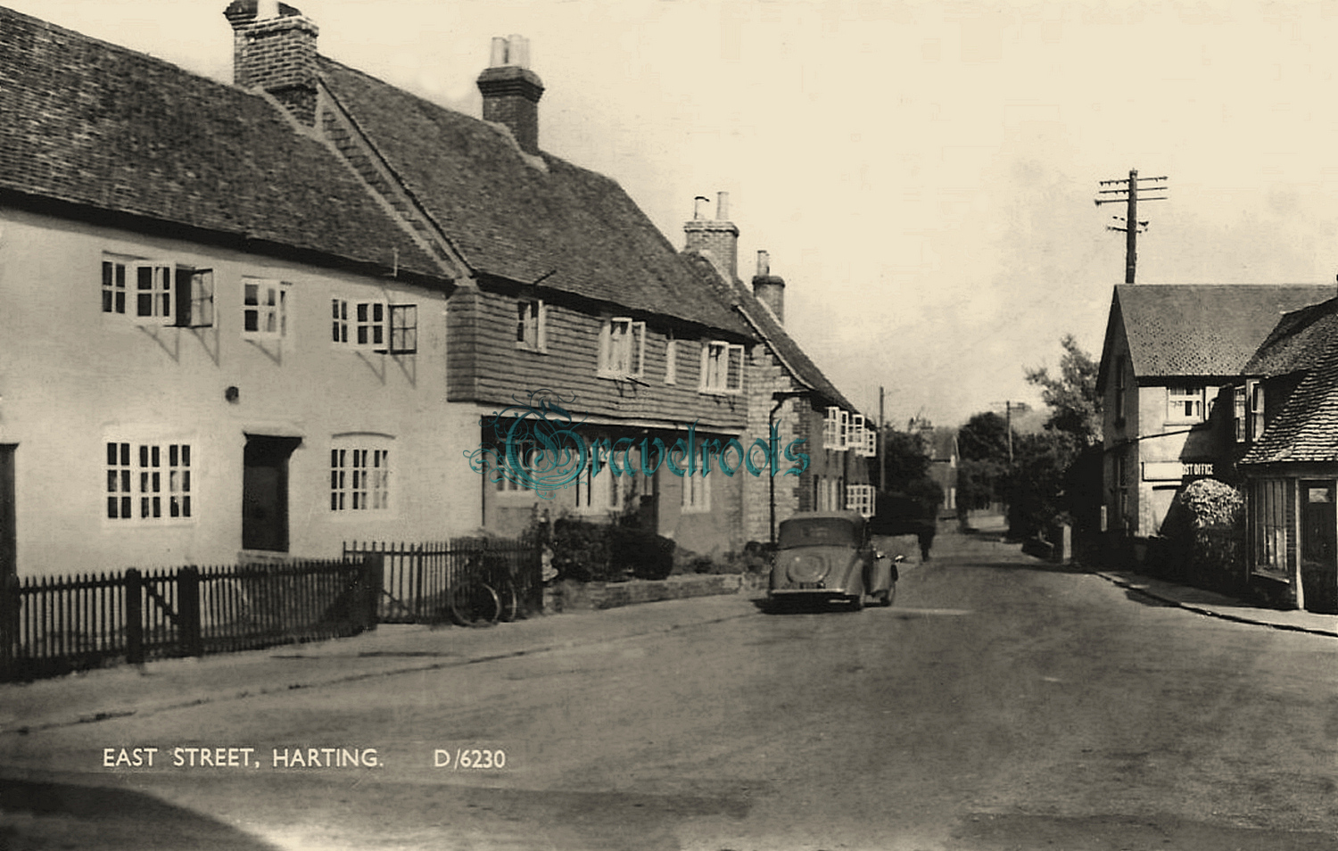  old photos looking down the East Harting Road, South Harting, Sussex - click image below to return