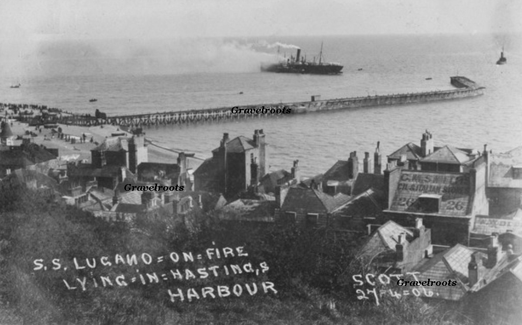 SS Lugano Hastings, Sussex - scroll down