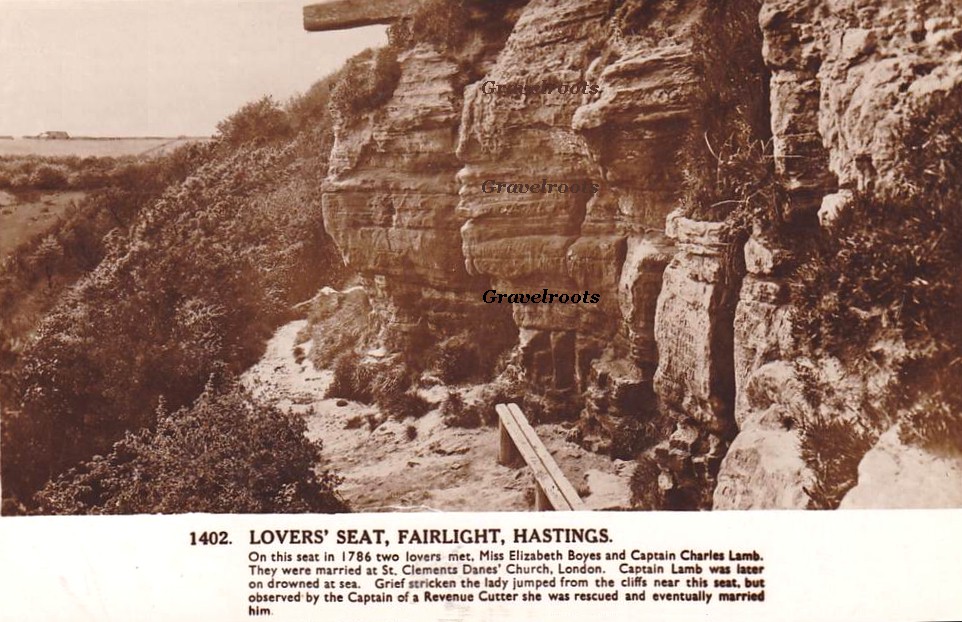 Old Fairlight,  Hastings - click to return