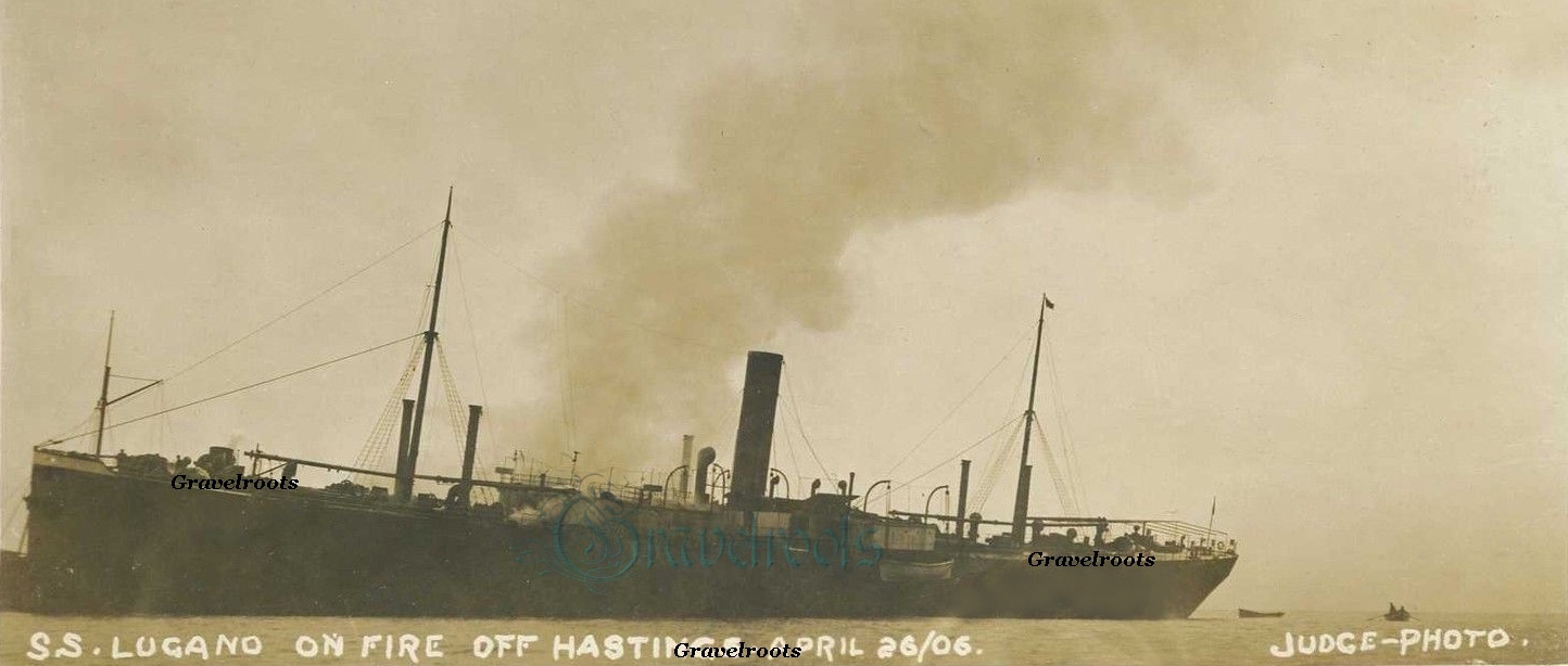 SS Lugano Hastings, Sussex - scroll down