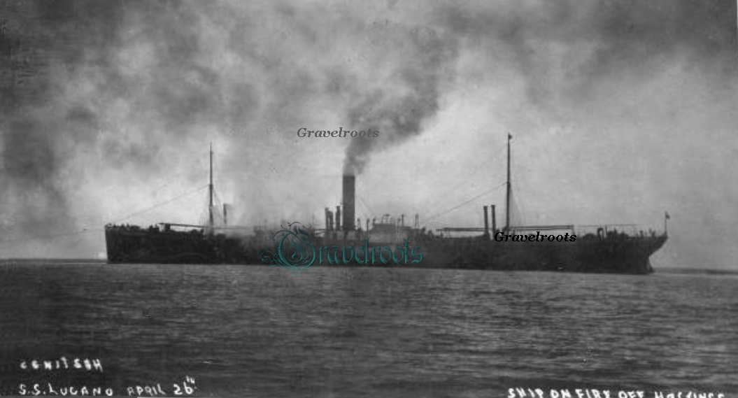SS Lugano Hastings, Sussex - scroll down