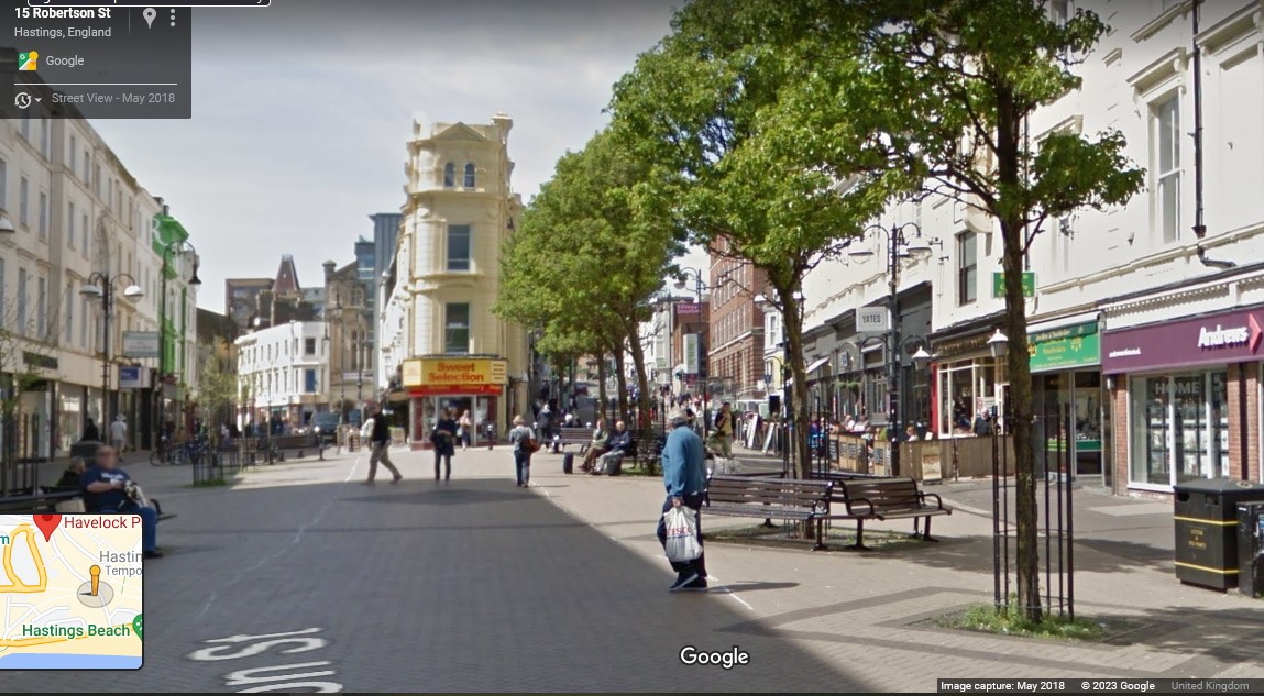 Robertson Street, Hastings, Sussex, 2018 - click image to return