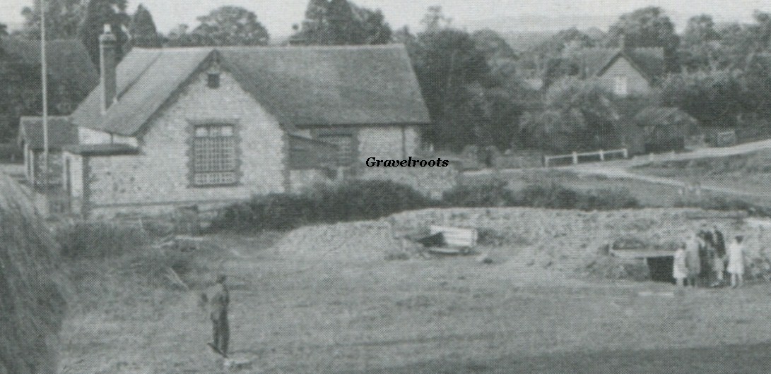 Air Raid shelters near the school, Heyshott, Sussex - click to return