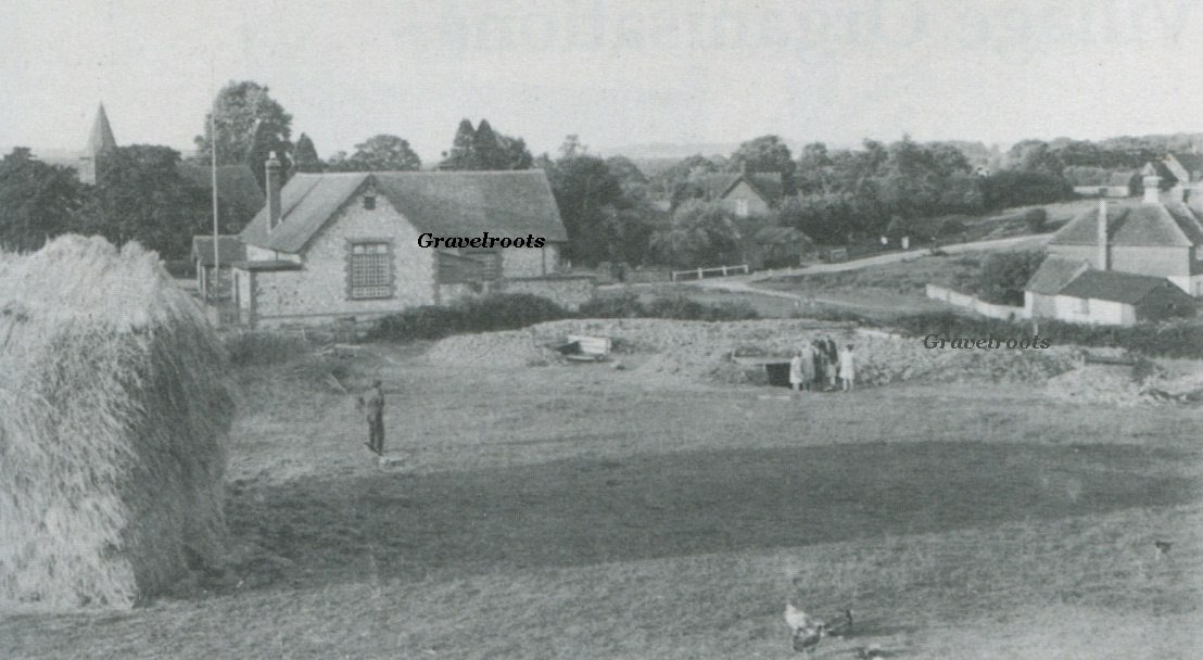 Air Raid shelters near the school, Heyshott, Sussex - click to return