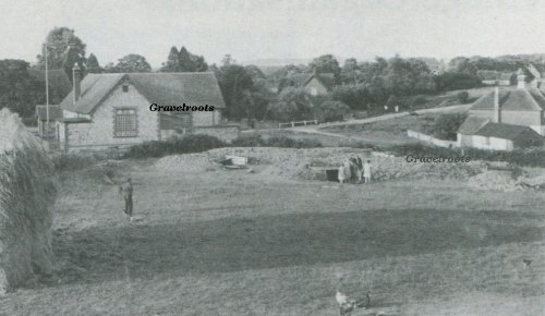 School air raid shelters, Heyshott 1940