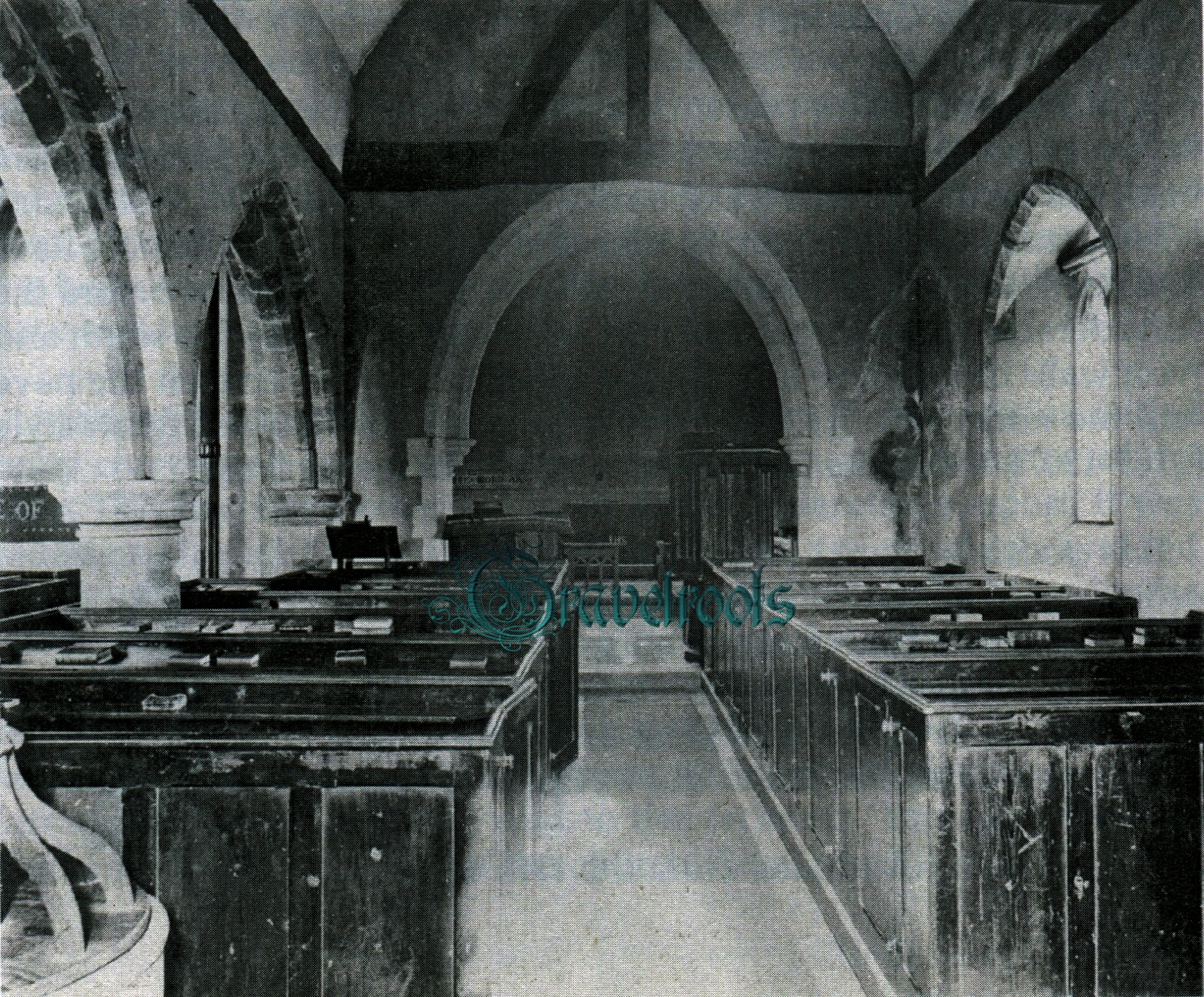 old Heyshott church - click image to return