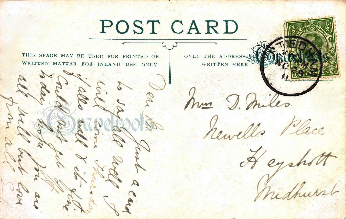  old photos of Postcard to Mrs D.Miles, Heyshott, Sussex - 1911