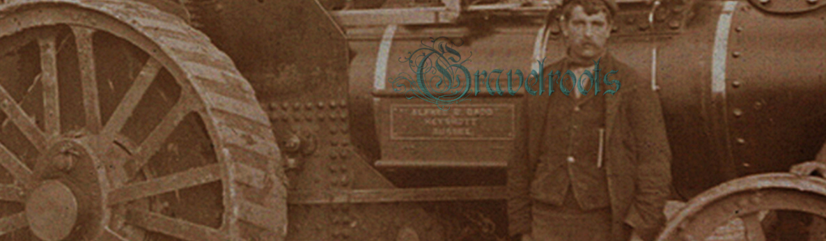 old photos of Alfred Gadd farm machinery, Heyshott, Sussex - click image to return