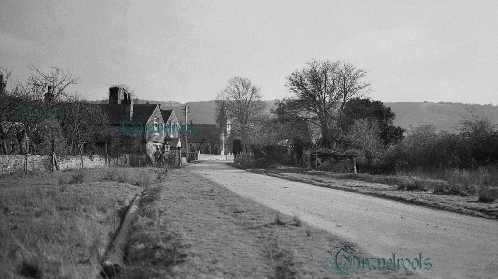 Glebe Cottage, old photos of Heyshott, Sussex - click image below to return